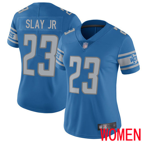 Detroit Lions Limited Blue Women Darius Slay Home Jersey NFL Football #23 Vapor Untouchable->women nfl jersey->Women Jersey